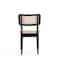 Manhattan Comfort Giverny Dining Chair in Black and Natural Cane, Set of 2 DCCA04-BK - alternate 7